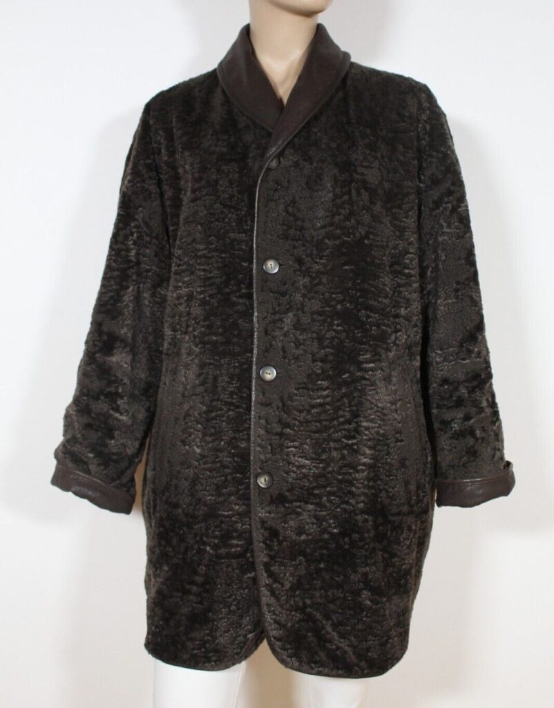 Soft Nappa leather jacket showing supple drape and surface character